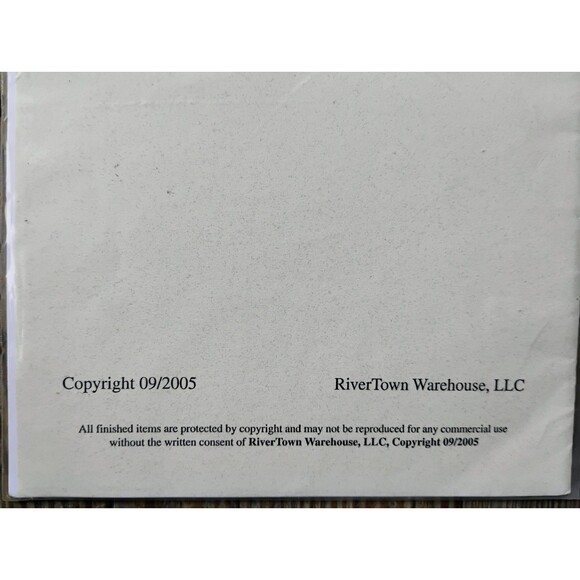 5/$25 Snowman Basket Pattern R768 River Town Warehouse 2005 - Picture 6 of 6